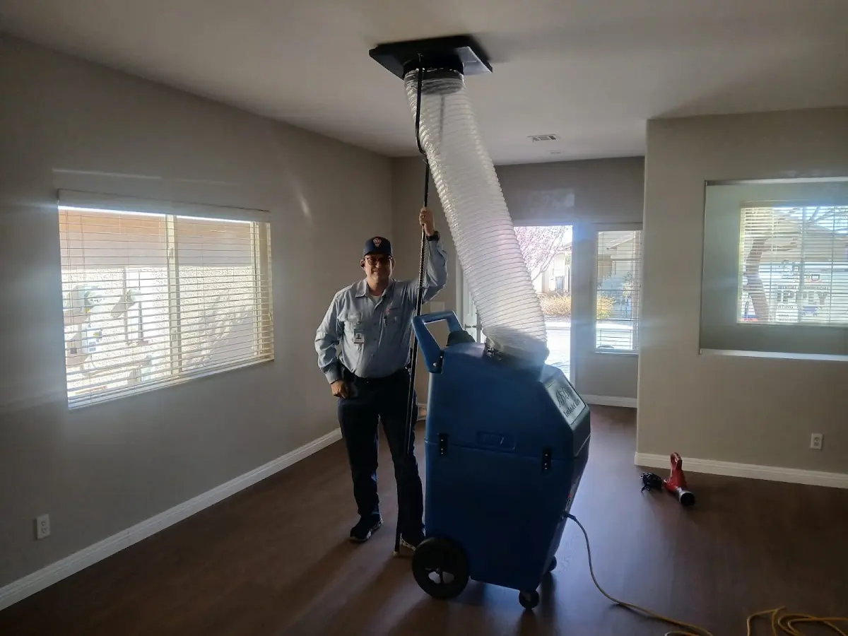 Professional Dryer Vent Cleaning work inside a Gilroy home